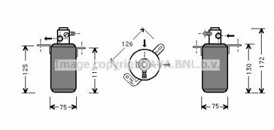 AVA QUALITY COOLING msd267 -  Осушитель, кондиционер